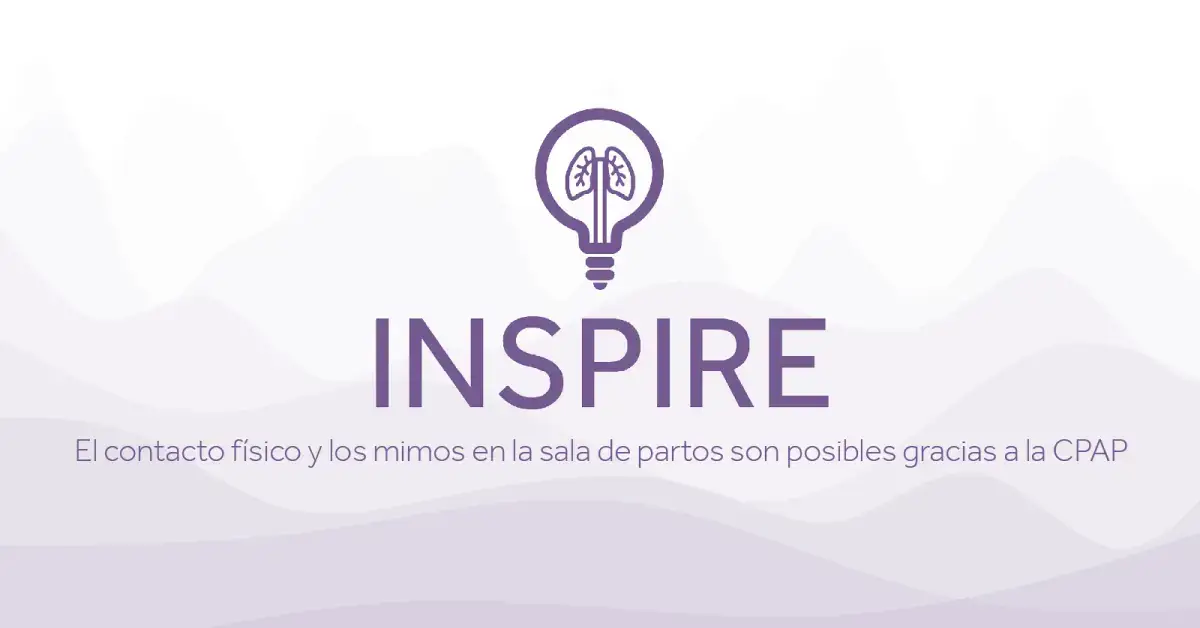 INSPIRE El contacto fisico y los mimos en la sala de partos son posibles gracias a la CPAP Armstrong Medical | Medical Device Manufacturer